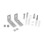 KIT APLIQUE PARED DYNA